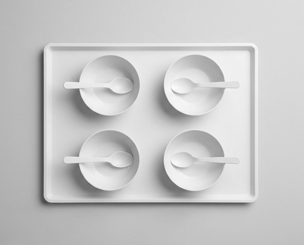 Tray Set with Bowl & Spoon